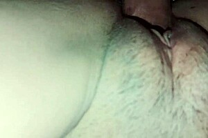 Shaved Pussy Filled With Creampie