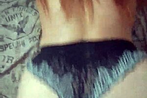 Brunette stepsister rides cock in taboo doggystyle