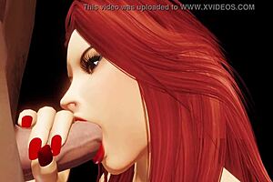 the blowjob in a simple intimate setting