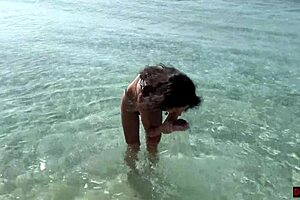 OMG, I pissed on her at the beach, she freaked out! 😱