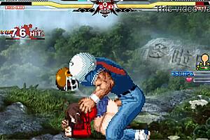 Brian faces off against Ryougi Shiki in a thrilling anime duel