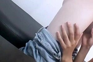 Teen college girl sucks dick and swallows cum after class