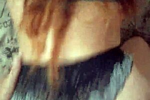 Brunette stepsister rides cock in taboo doggystyle