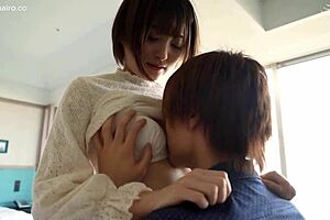 S-Cute Aoi Enjoys Deep Cum Inside with Cute Japanese Girl