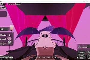 You sign a contract with the seductive succubus Inma for intense 3D sex in this anime game