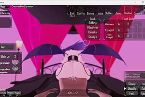 You sign a contract with the seductive succubus Inma for intense 3D sex in this anime game