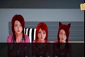 my new family in cartoon 300, what a provocative setup