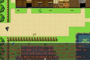 yuka gropes big tits in yokai shard game