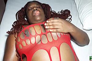 my bbw stepmother strips and fucks me, her stepson?