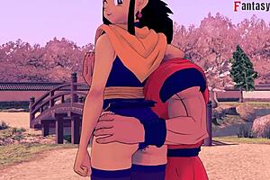 dragon ball z ex 3 part 3: videl cant wait for sex! watch full 1hr movie on sheer or ptrn fantasyking3