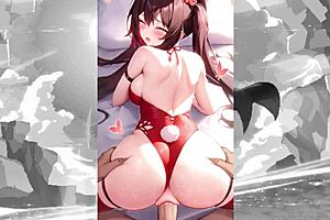 Detailed Hu Tao Hentai Compilation from Genshin