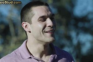 Hairy Stud Barebacked In Foot Fetish Threesome With Twinks