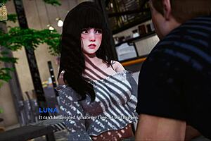 Eternum 212 explodes with huge mature tits in sexy 3d hentai outfit!