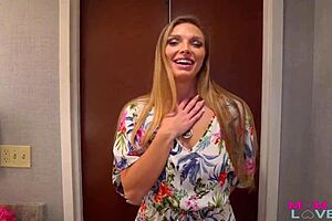 nasty STEPMOM layna landry CRUSHES on her new guy