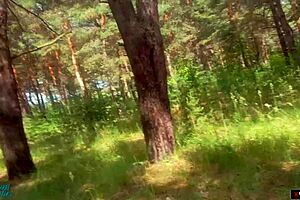 Hey, stepbrother, why are you cumming in my panties outdoors?