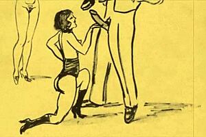 vintage erotic comic drawings from retro era
