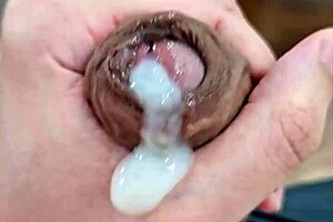 young brazilian guy masturbates and cums in homemade video