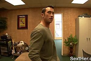 Madison ivy gives intense blowjob to large cock with big tits bouncing