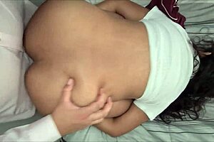 College girl intensely fucked doggystyle in teachers office