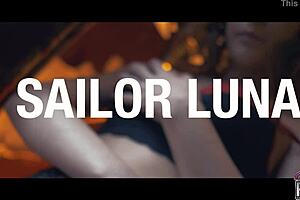 Sailor Luna Makes Busty Kayla Paige Orgasm with Fingering