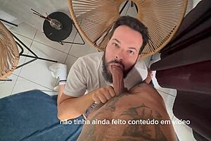 Bearded Man Sucks 41 Cocks - Full Video on Red