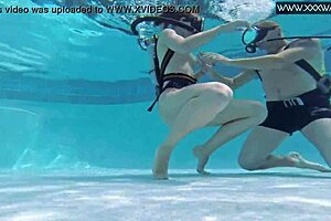 Manga Girl Fingered and Blown Underwater