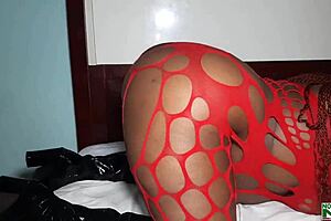 my bbw stepmother strips and fucks me, her stepson?