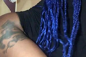 having some bed fun with panties and thong 😏