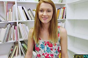 Watch this teenage babe get pov banged doggystyle?