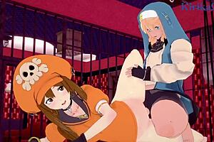 May and Bridget Intense Sex and Anal Sex - Guilty Gear Strive Hentai!