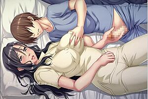 Feeling intense passion while fucking my step grandma in Sobotoboku episode 1 hentai.