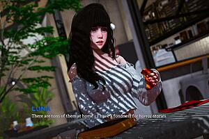 Eternum 212 explodes with huge mature tits in sexy 3d hentai outfit!