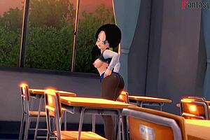 dragon ball z ex 3 part 3: videl cant wait for sex! watch full 1hr movie on sheer or ptrn fantasyking3