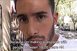 Amateur Straight Twink Tries First Gay Anal With Stranger For Cash Pov 😏