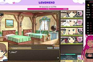 vtuber lewdneko gets naked and masturbates in evenicle part 13