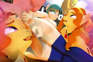 i enjoy ponypmv spectacle with crossdressing and big cock