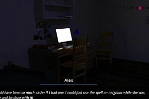 landlady masturbates with new toy in dreams of desire game 😍