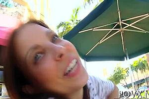 Hot sex happens on a soft sofa