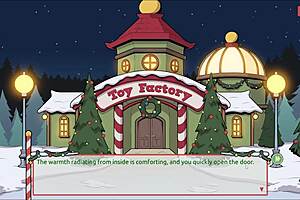 Naughty Elf Surprises Sexy Santa Wife in Xmas Game