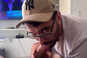 young guy gives dick to godfather