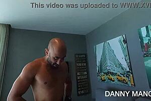 in the hotel by the sea, she gives her ass and pussy to the muscular bodybuilder