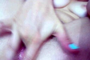 Hey, watch this latina teen's big clit toy play leading to real orgasm in homemade 4k close-up