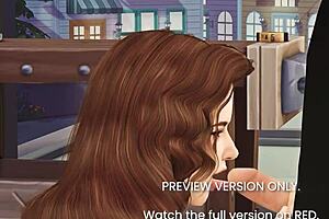 peggy and steve tease in naughty 3d hentai preview