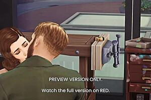 peggy and steve tease in naughty 3d hentai preview