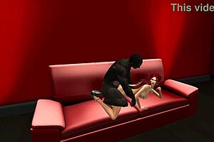 Dr. D dominates Nataly fiercely in her own home.