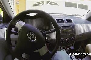 icy blonde ditches class for a quick paid blowjob