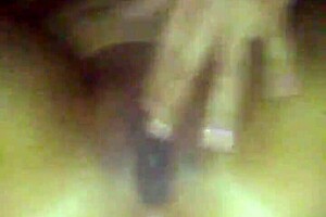 Filthy slut milf wife masturbates while cheating!