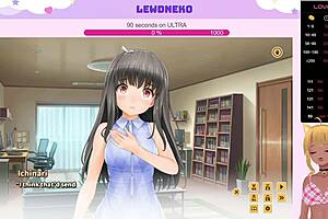 Vtuber LewdNeko dives into steamy scenes in Love Cubed Part 9.