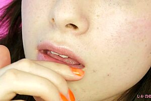 Radiant Brunette Shows Flawless Body