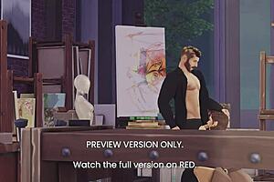 peggy and steve tease in naughty 3d hentai preview